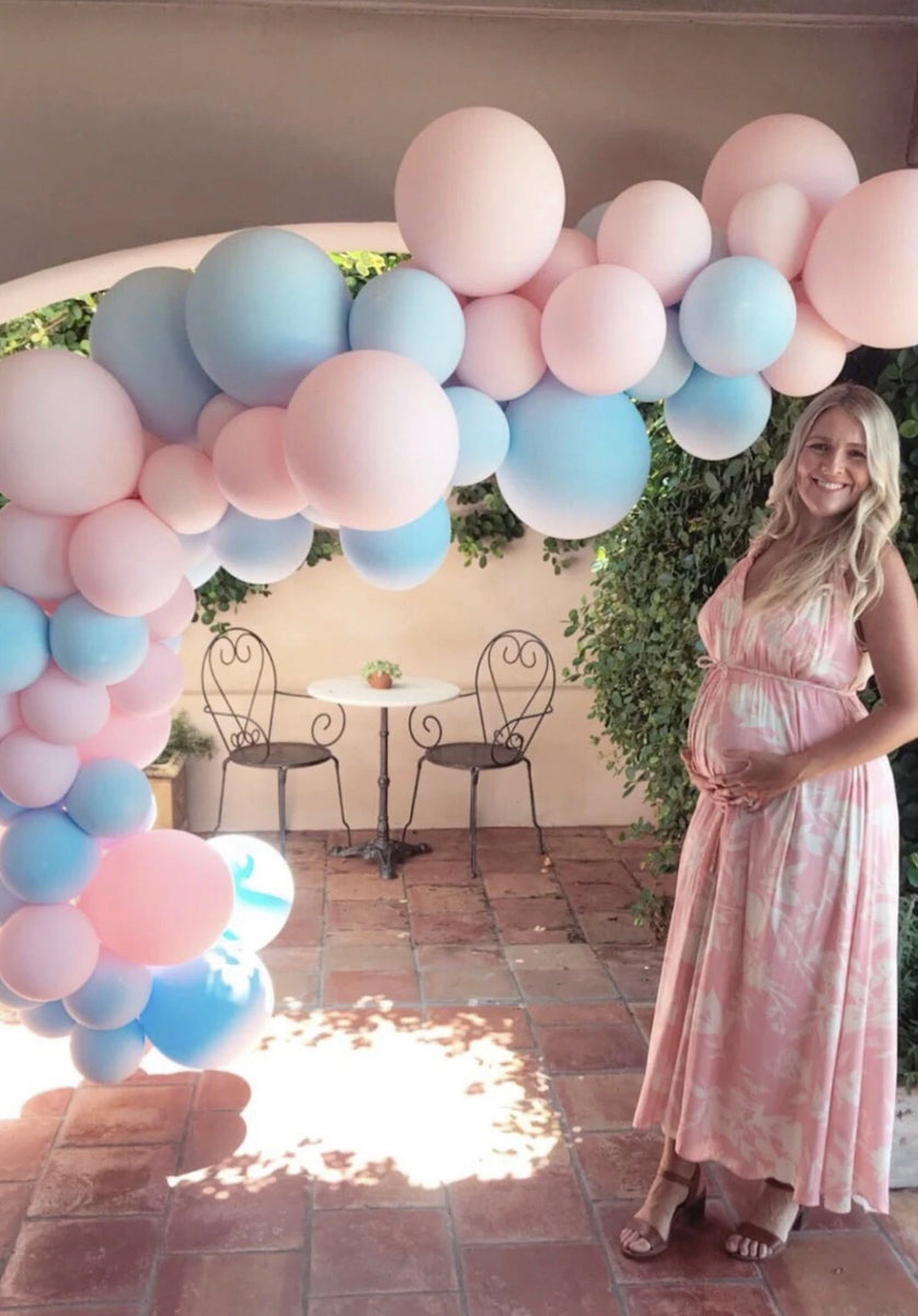 Gender Reveal Garland Christchurch Balloons