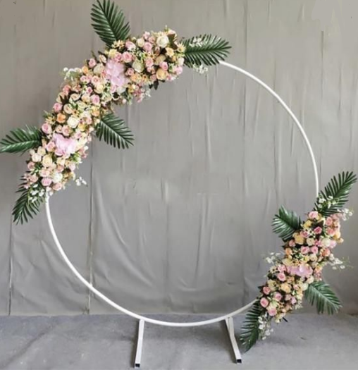 1.5 metre diameter white Circle Backdrop