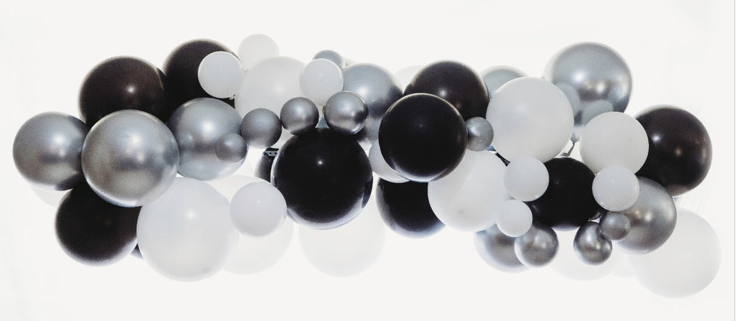 Monochrome Nights DIY  Balloon Garland Kit