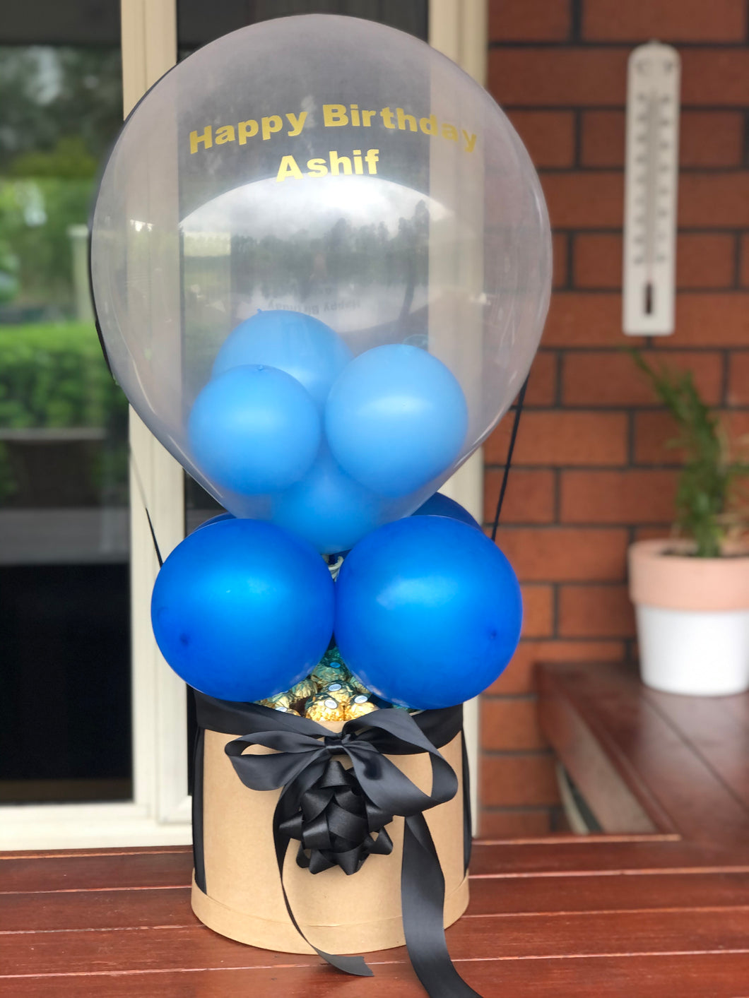 Blue Balloon Gift