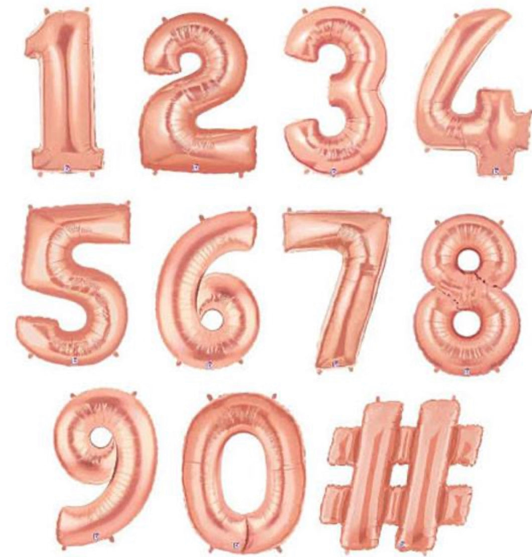 Add-on: Rose Gold Numbers