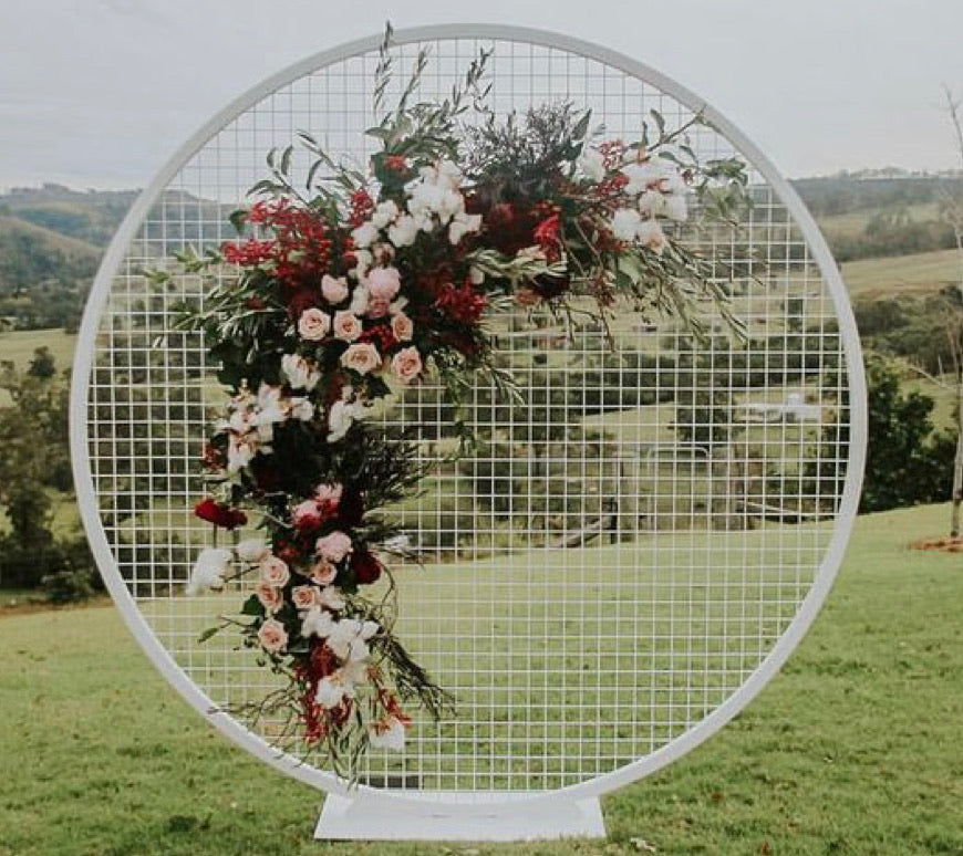 1.9 metre diameter Mesh circle backdrop