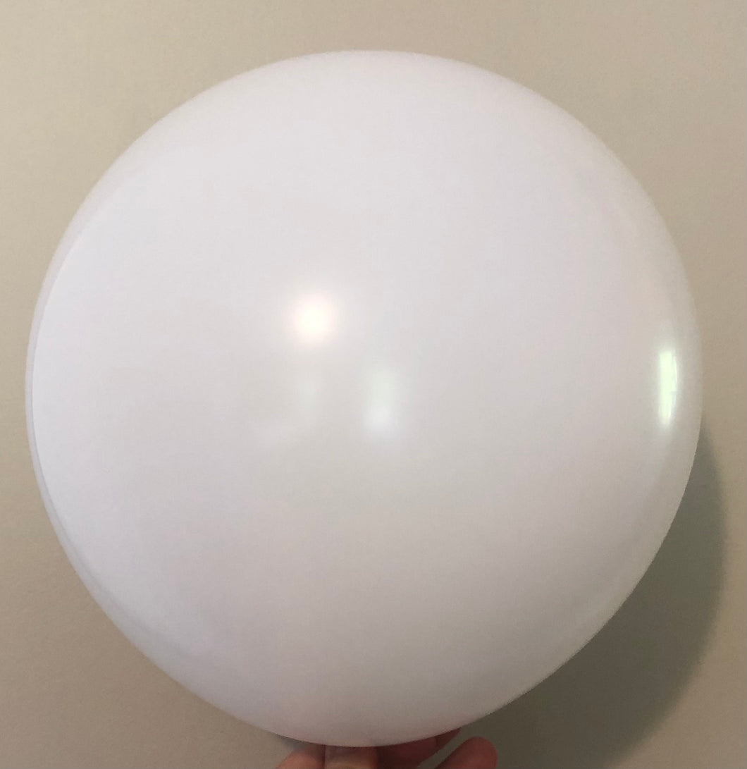 30cm White Balloons - Pack of 20