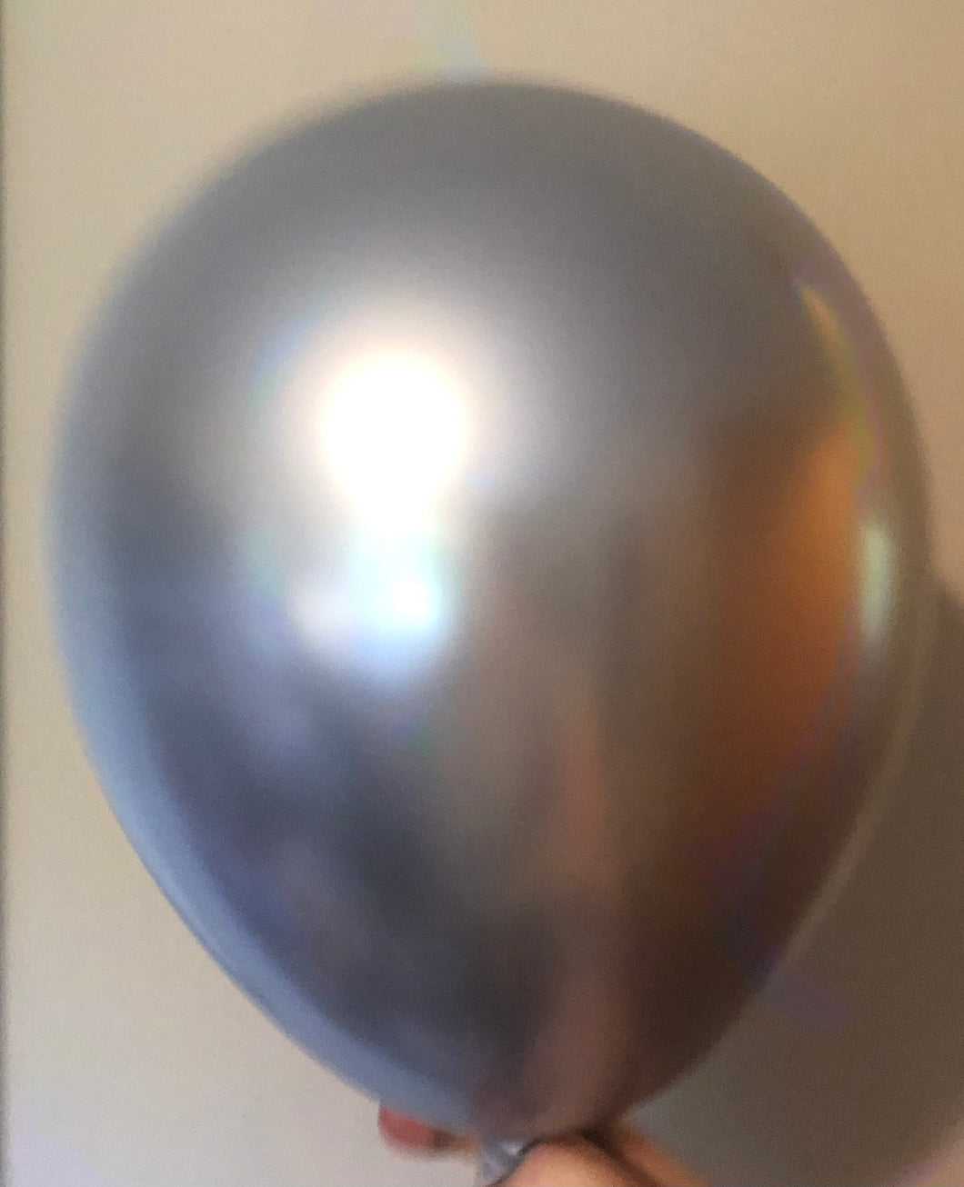 30cm Chrome Silver Balloons - Pack of 20