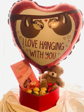 Load image into Gallery viewer, Valentine&#39;s Balloon Gift Box - choose which balloon you’d like added!
