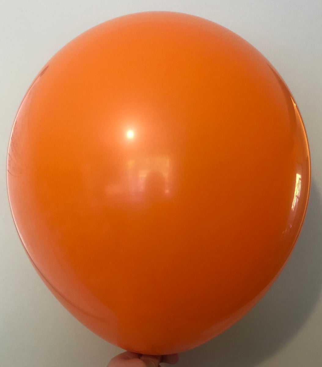 40cm Orange Balloon jumbo latex balloon Christchurch Balloons